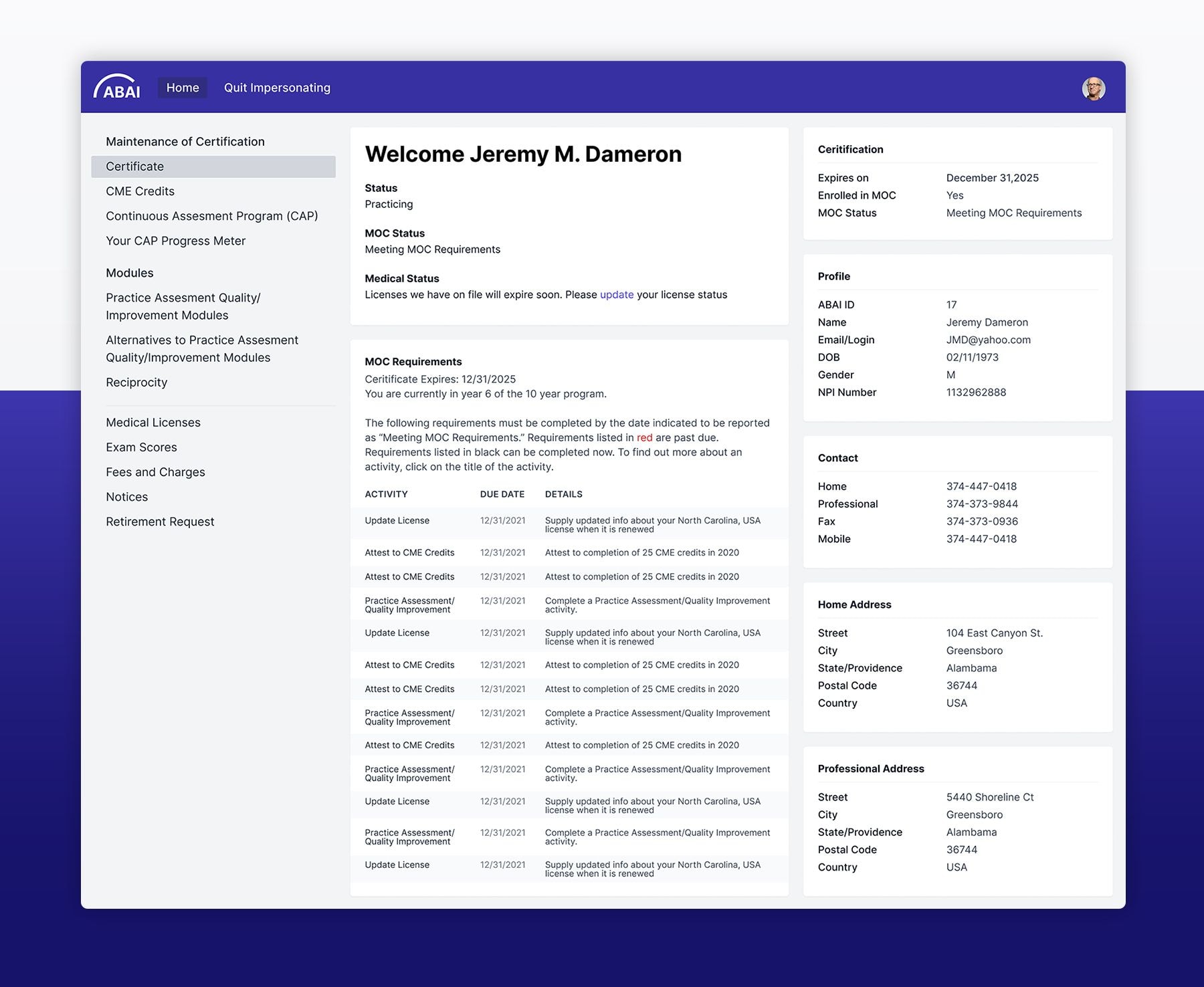 ABAI UI Design