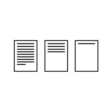 A page. A paragraph. A sentence.