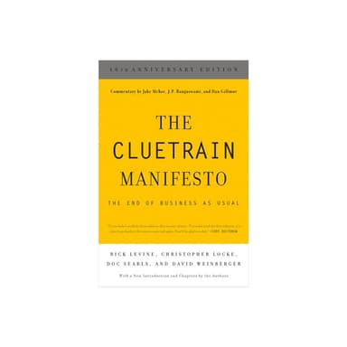 Cluetrain Manifesto in short.