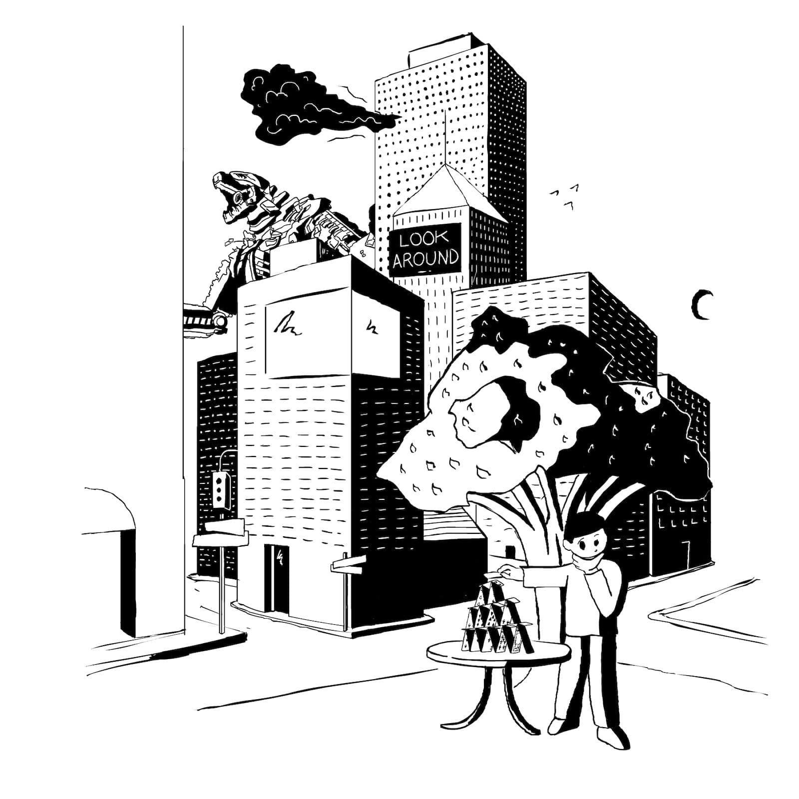 Focus Amid the Giant