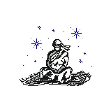 Calm Ninja Pixel Art for Neomind