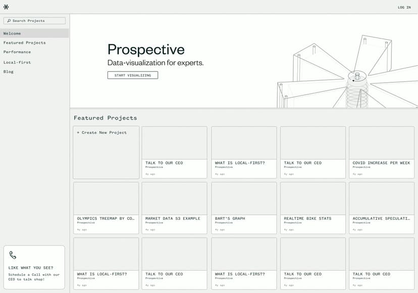 Prospective Home Page