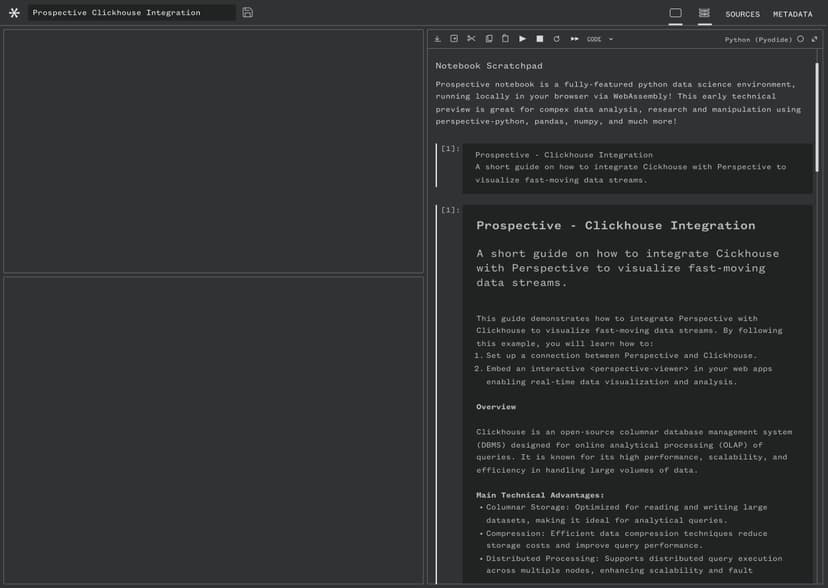 Prospective Notebook