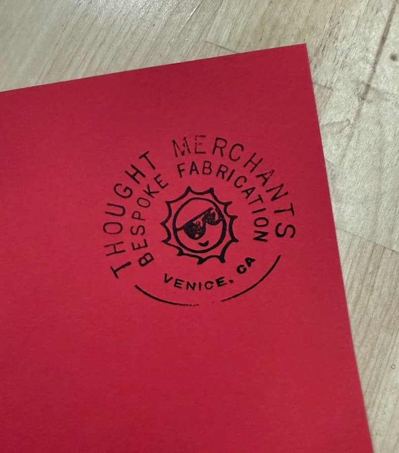 Bespoke stamp.