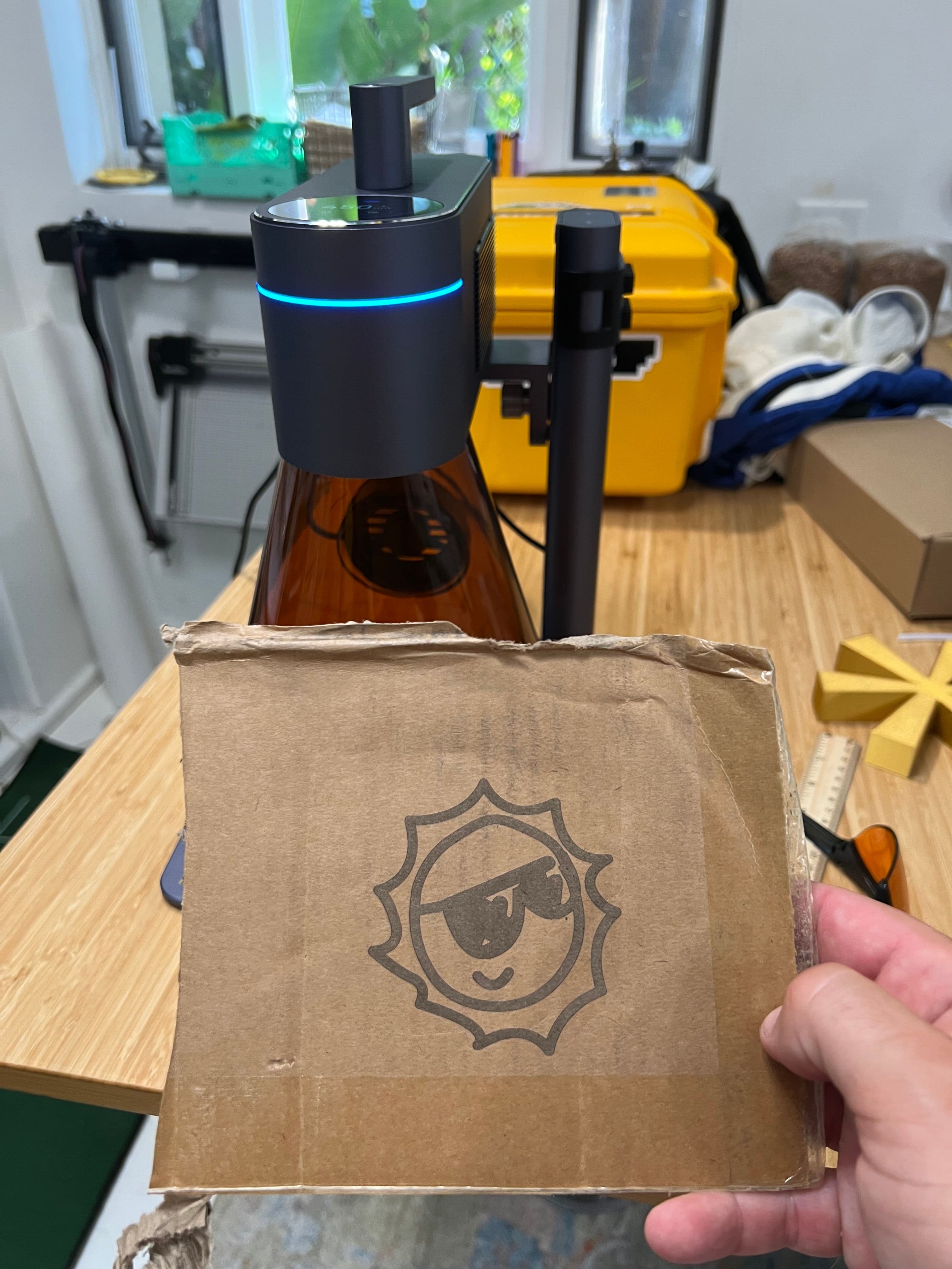 Our company now uses lasers!