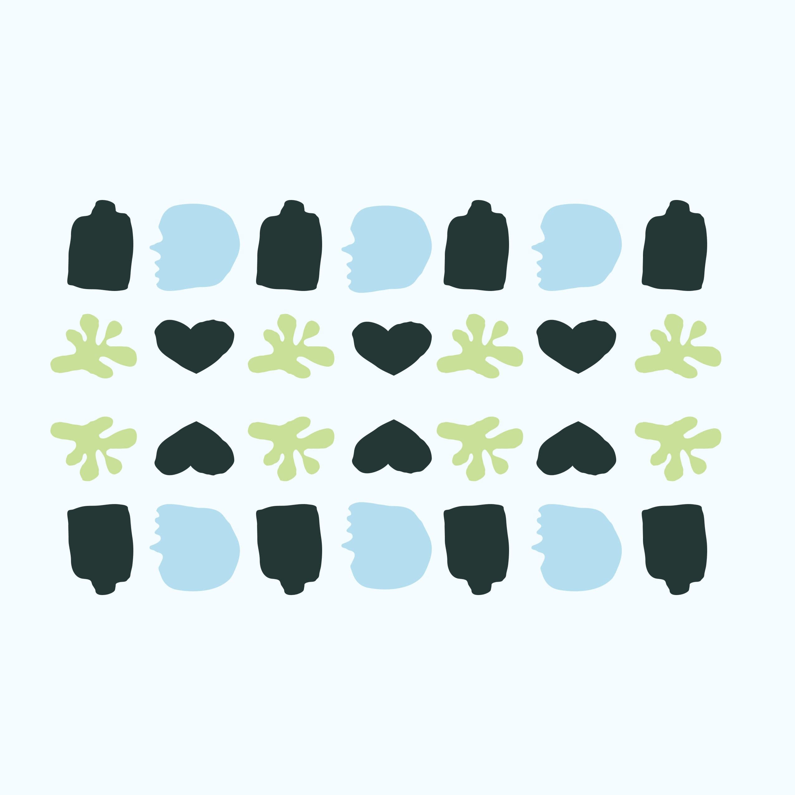 Playful shapes for an emerging brand.