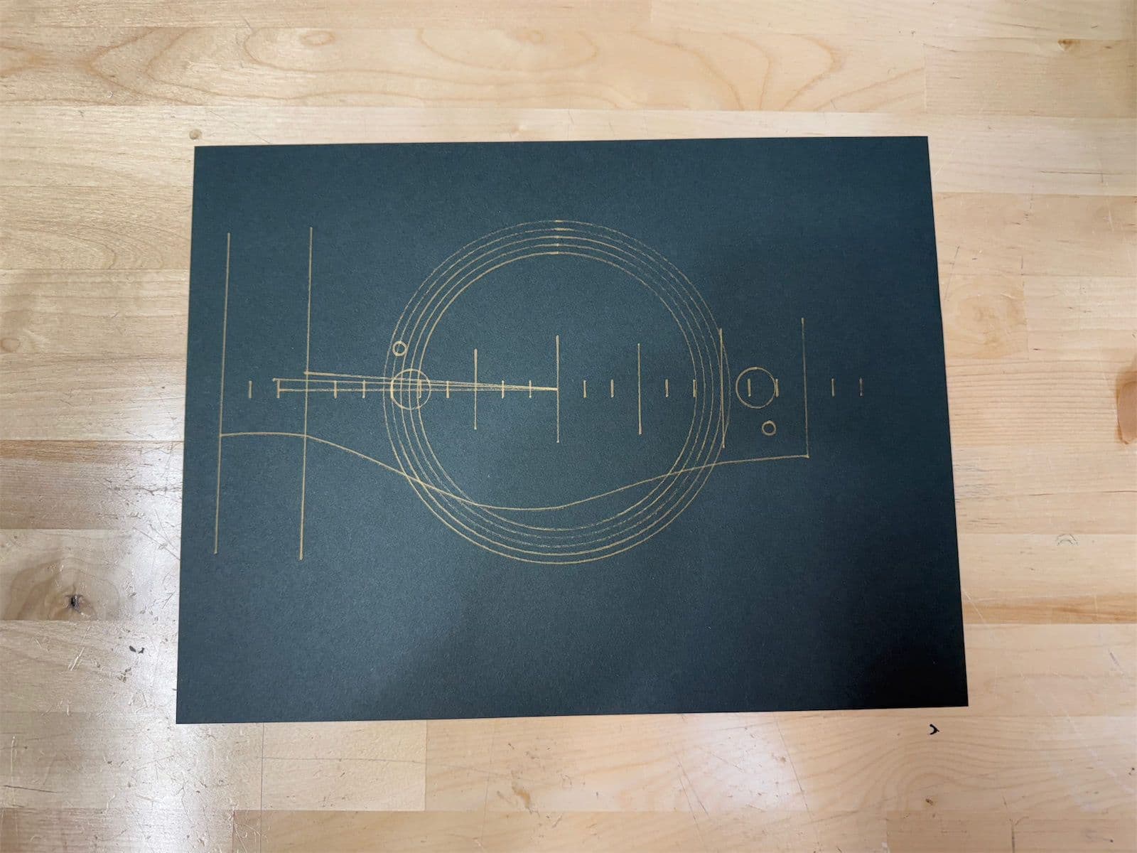 Santa Monica Bay surf + tide artwork