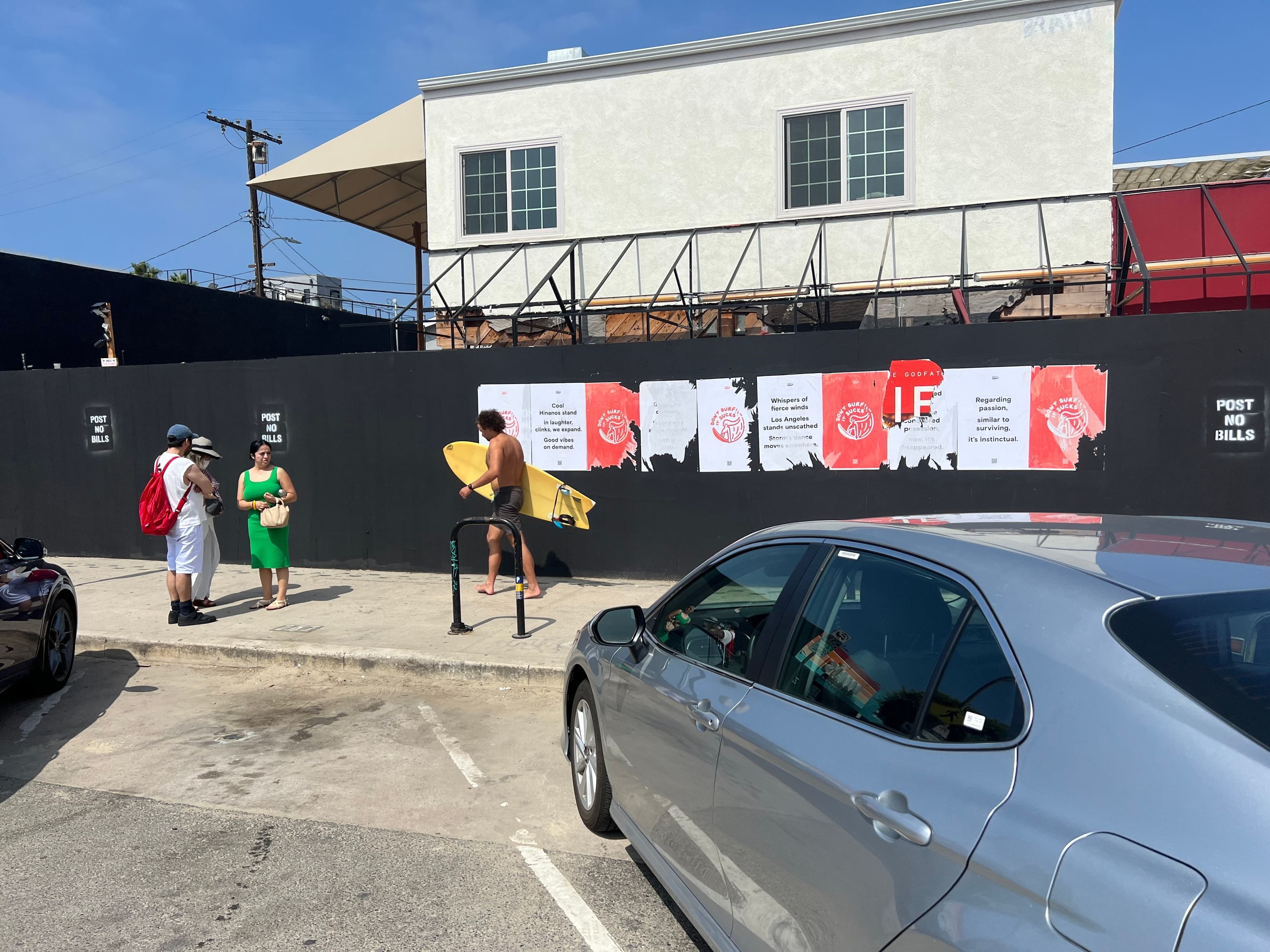 Venice Supply posters in Venice.