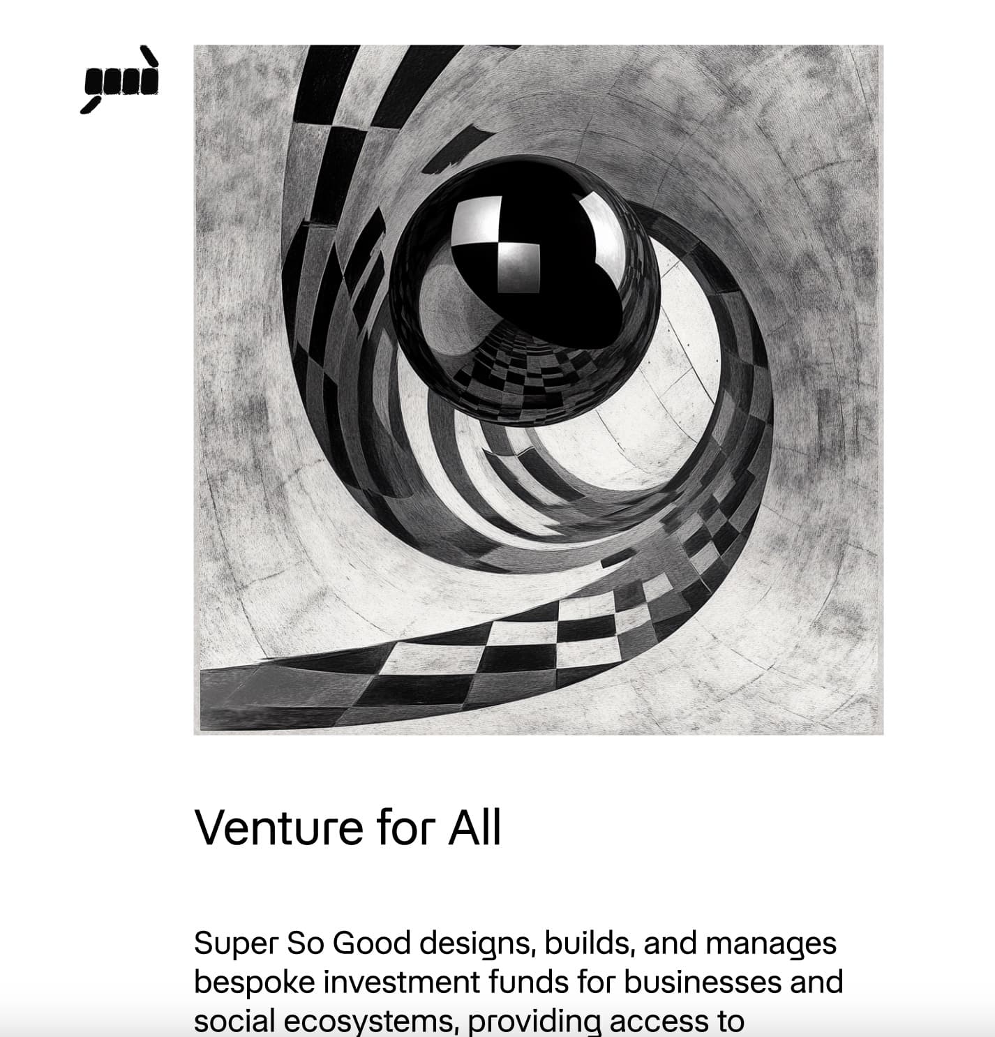 Venture for all.