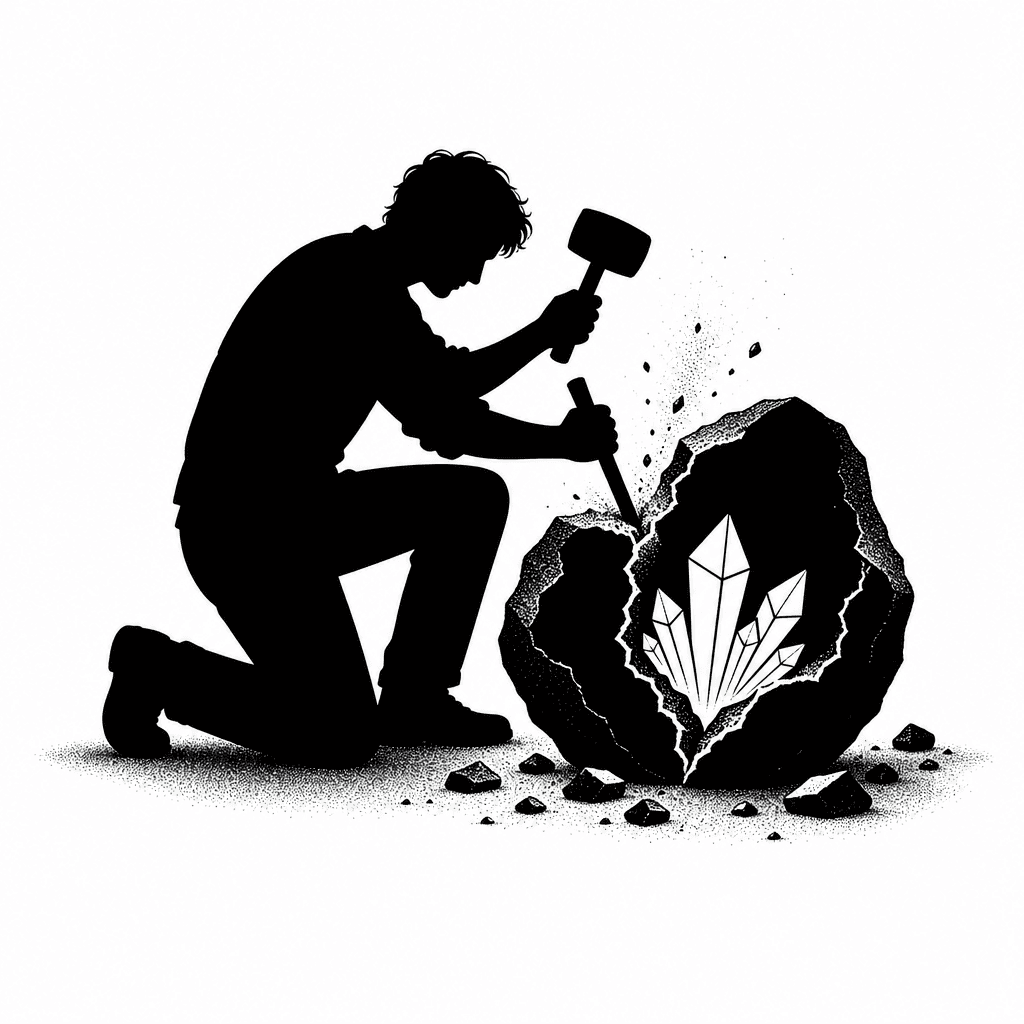 When to plow through a mistake