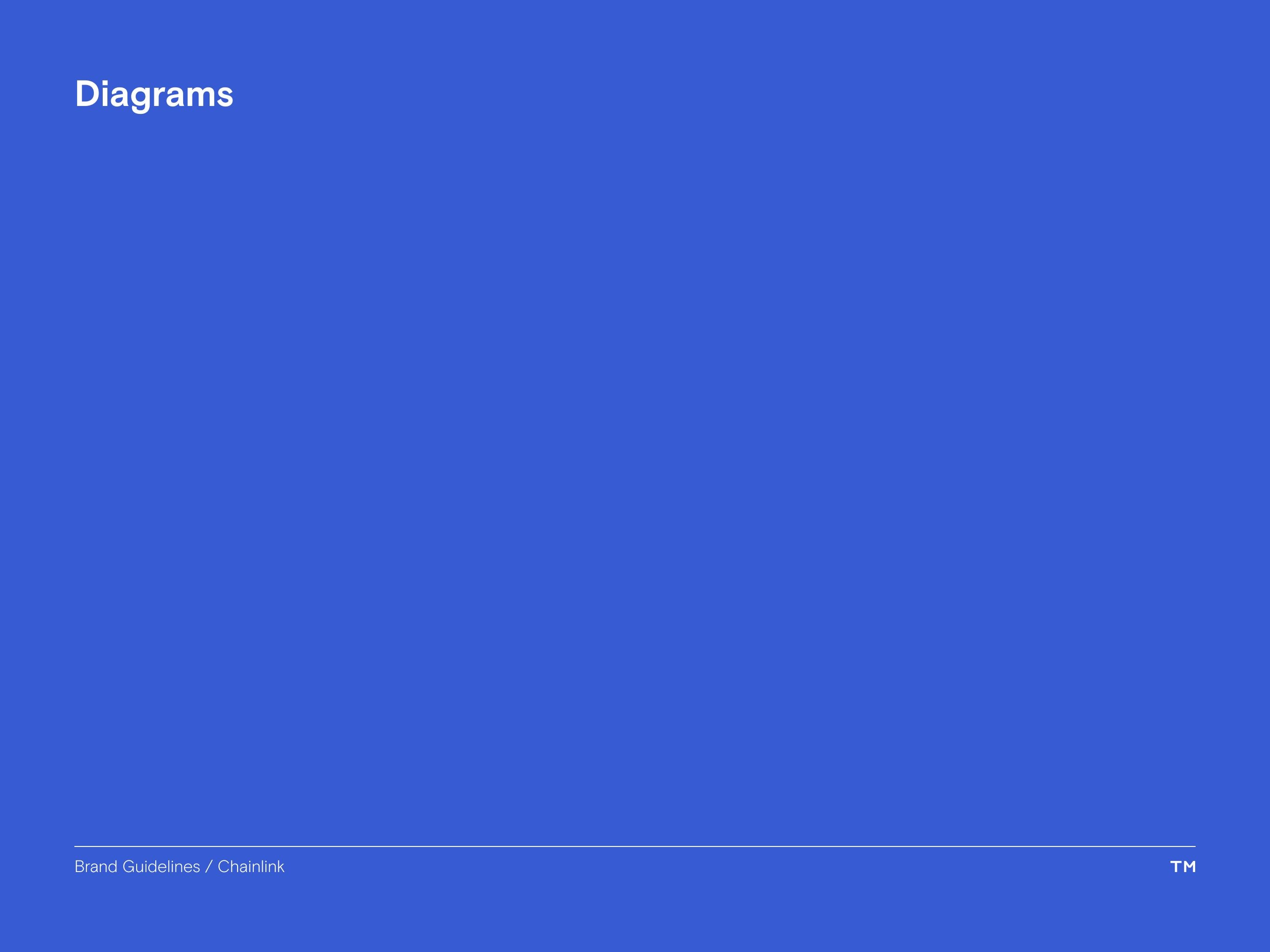 Chainlink brand guidelines diagrams