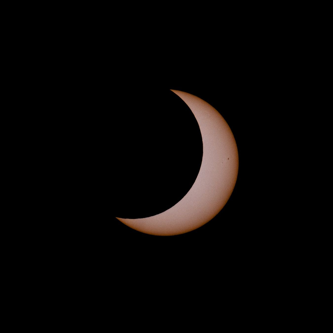 The solar eclipse is pretty cool.