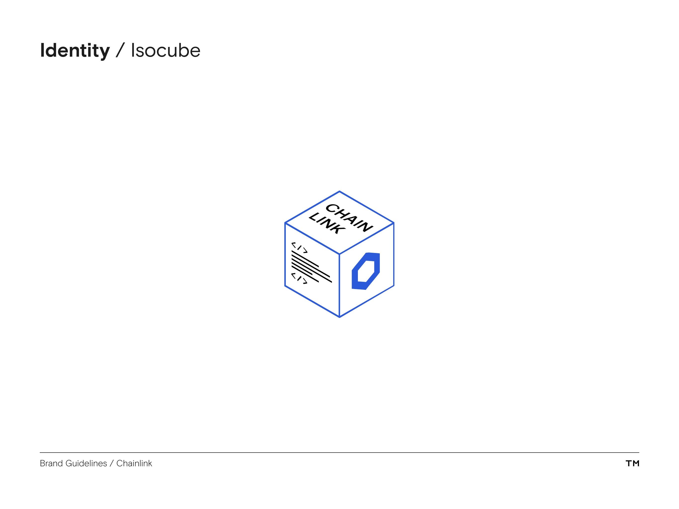 Chainlink brand guidelines isocube