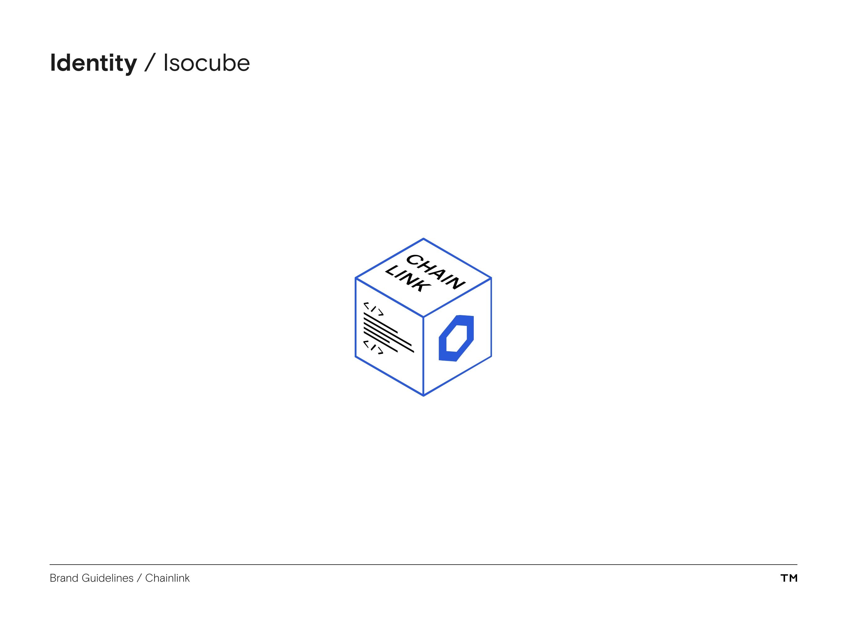 Chainlink brand guidelines isocube