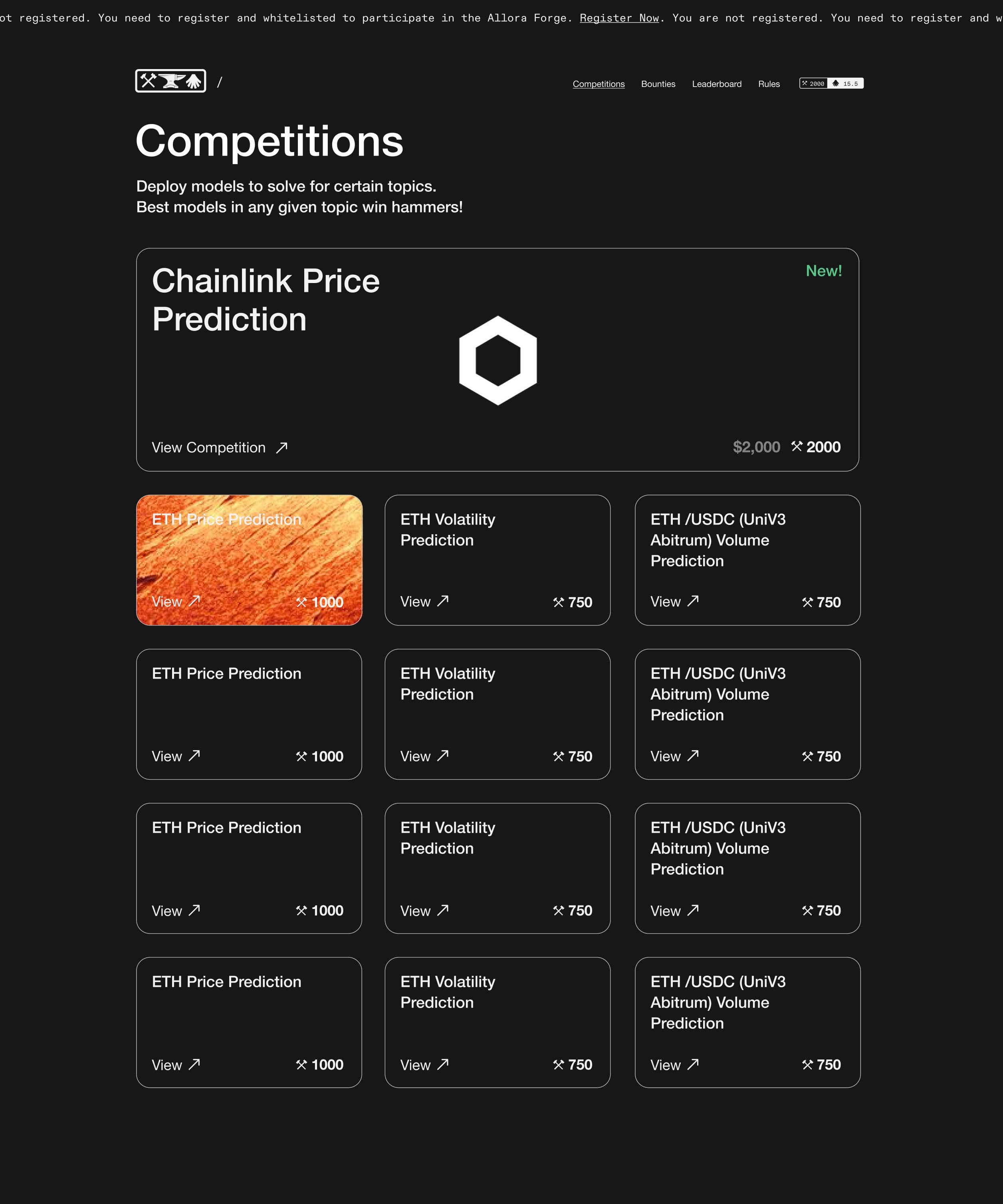 Allora Forge Competition