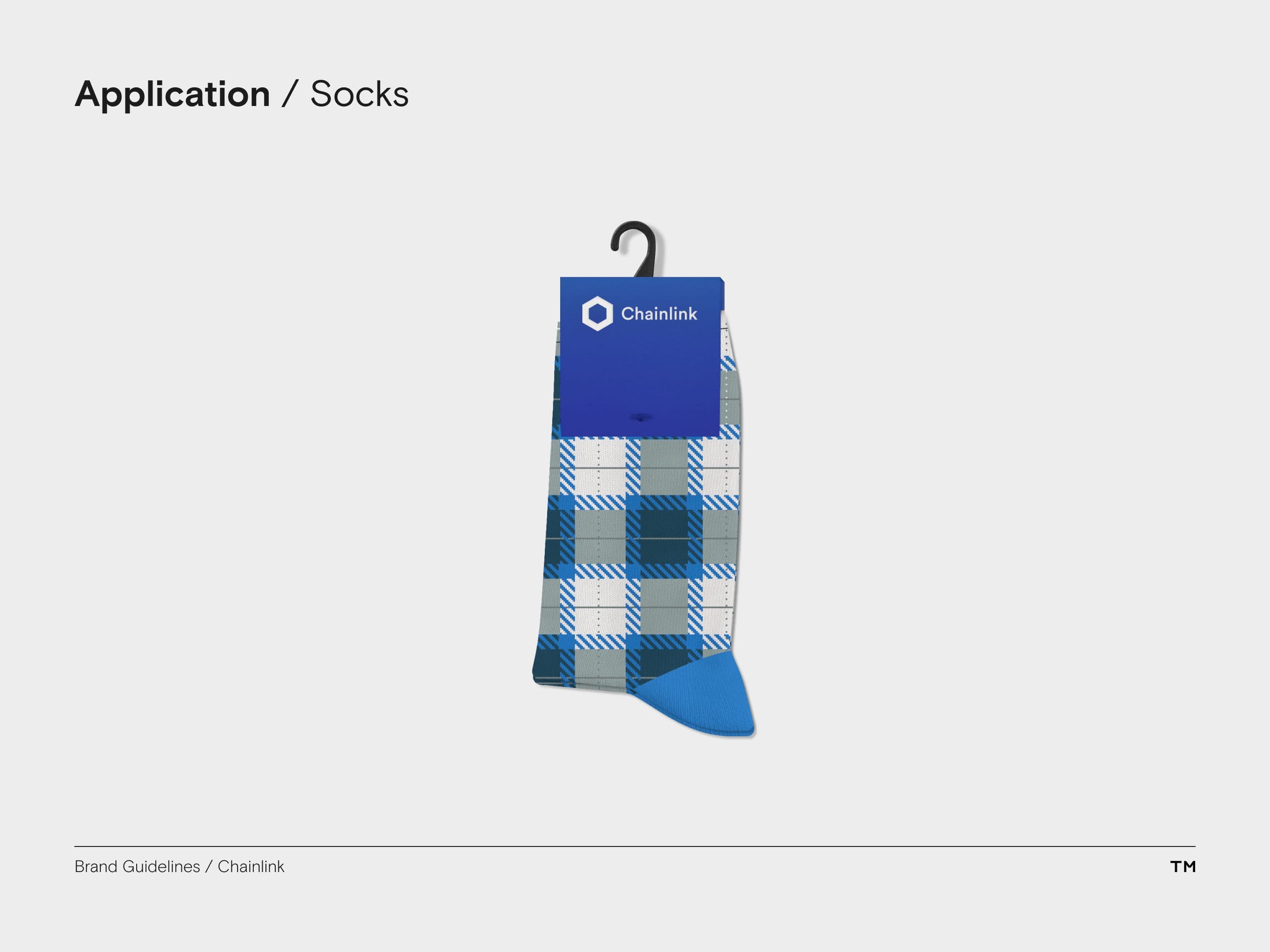 Chainlink brand guidelines socks