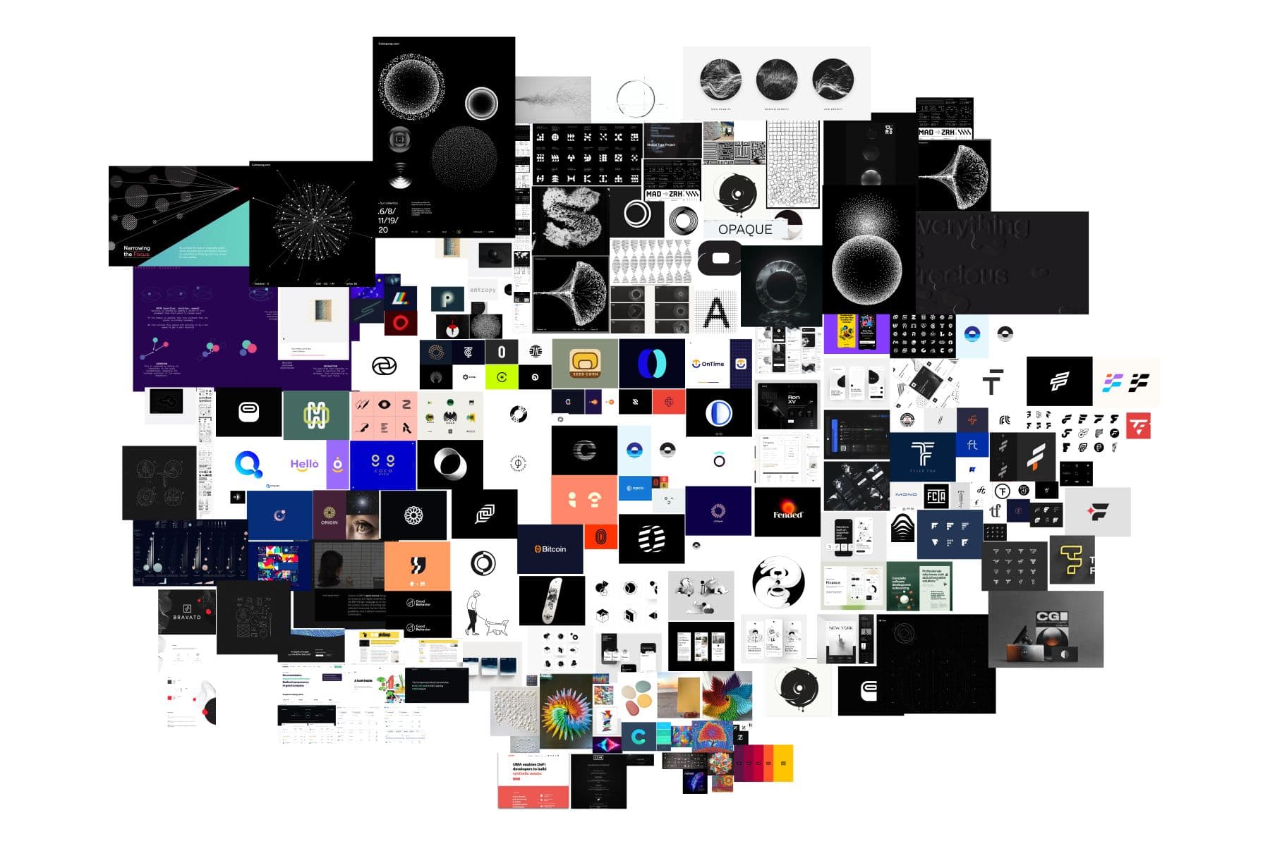 Visual Moodboard for Trustless