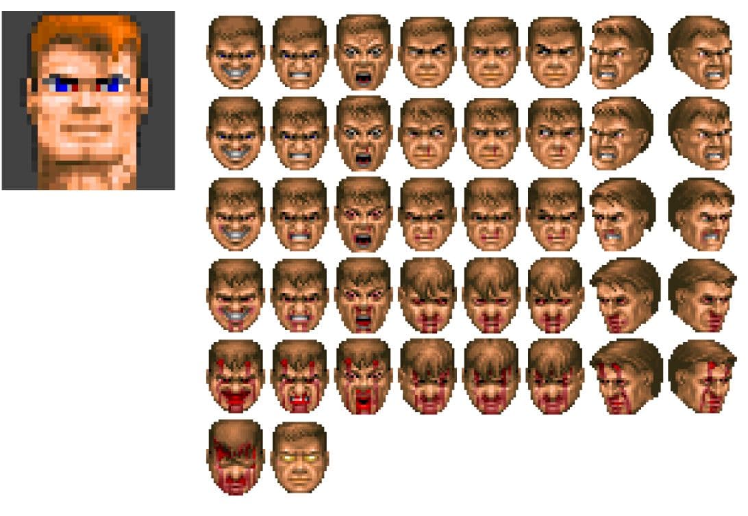 Wolfenstein avatar frames