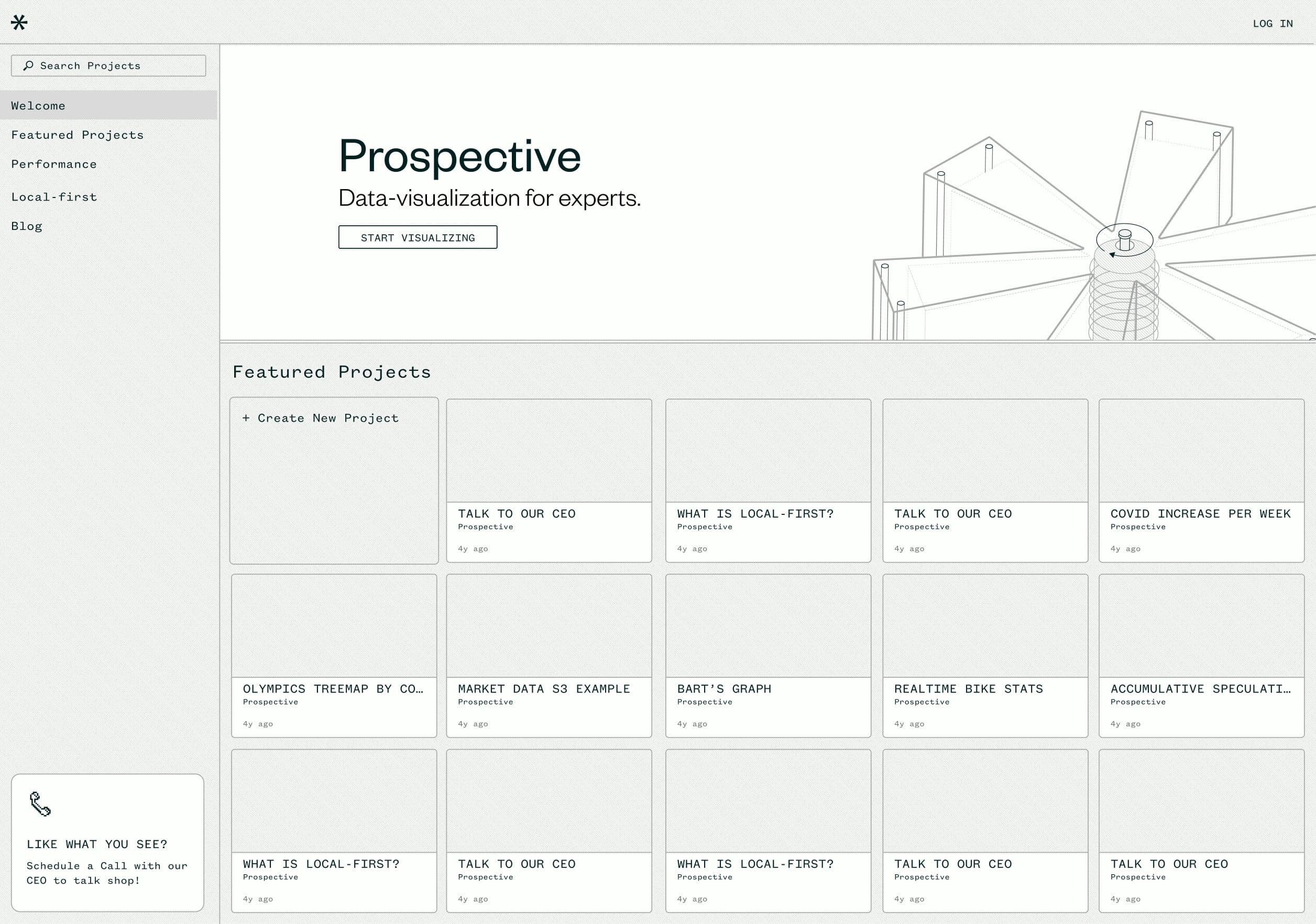 Prospective Home Page