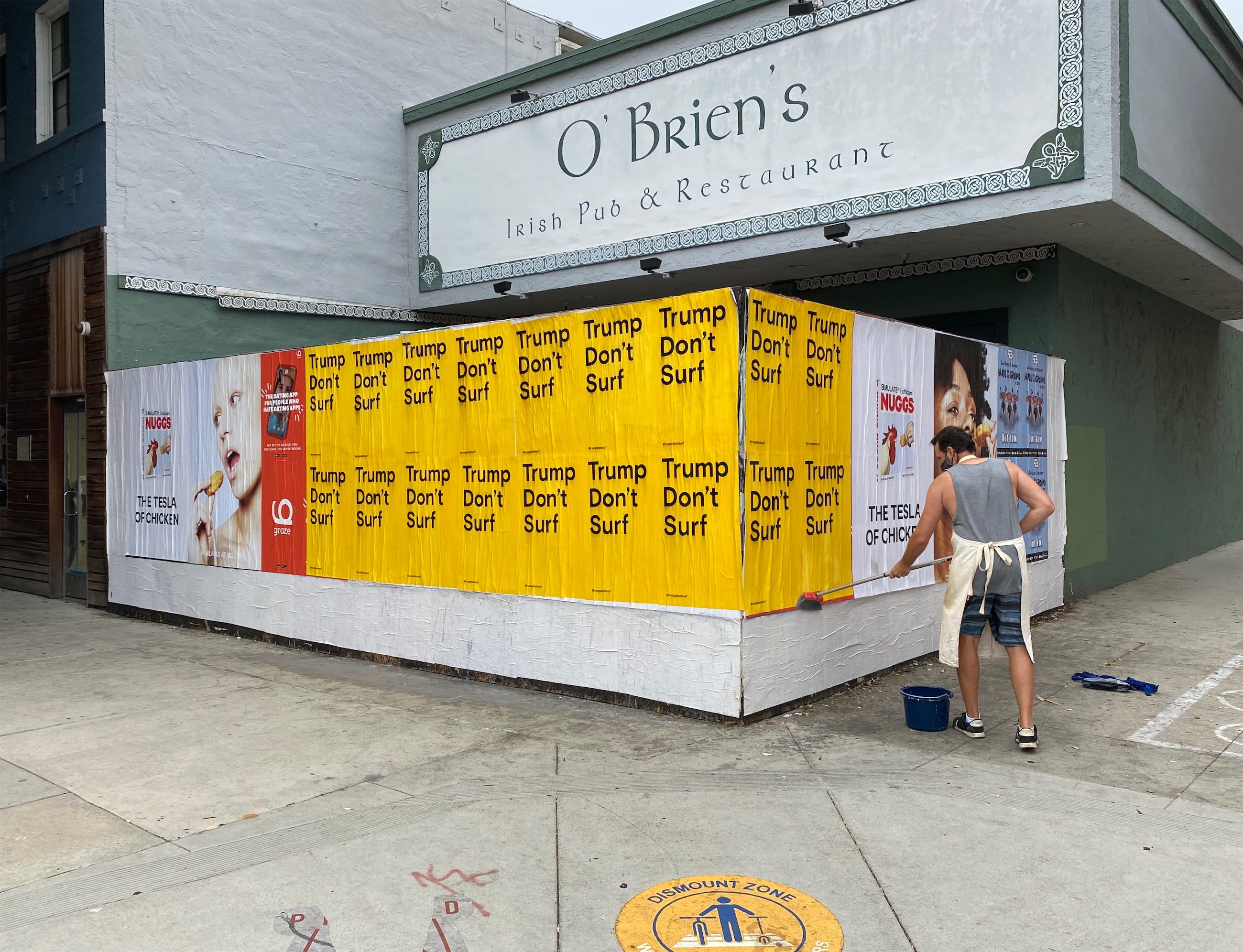 Trump Don't Surf poster