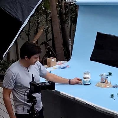 Wet Tie Product Photoshoot Timelapse