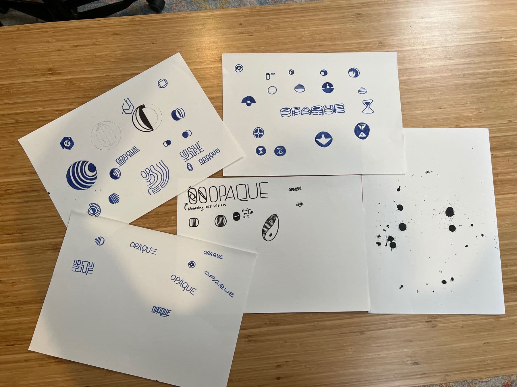 Early Sketches of Trustless/Opaque Logos